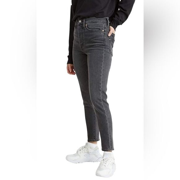 Levi’s Womens Black Wedgie Skinny Jeans - Picture 4 of 14